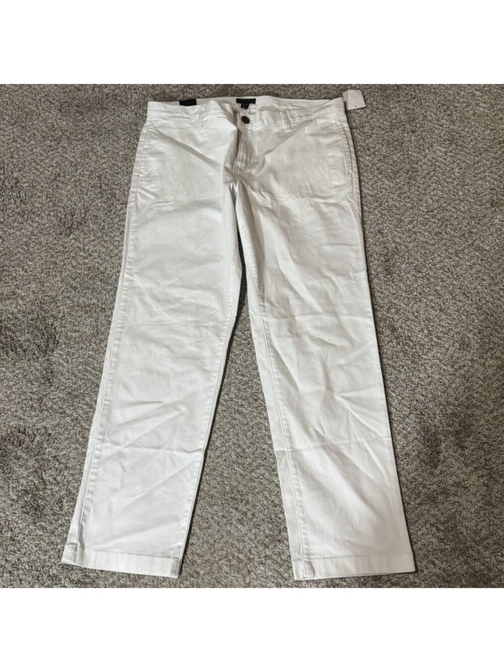 14th & Union Chino Pants Men's Slim Fit  Size 36x32 White Stretch Nordstrom NWT